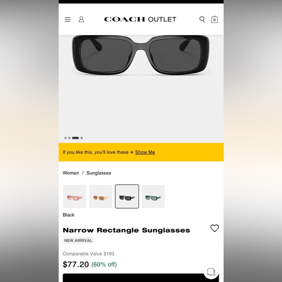 Coach sunglasses. Brand new with case. - Picture 3 of 3